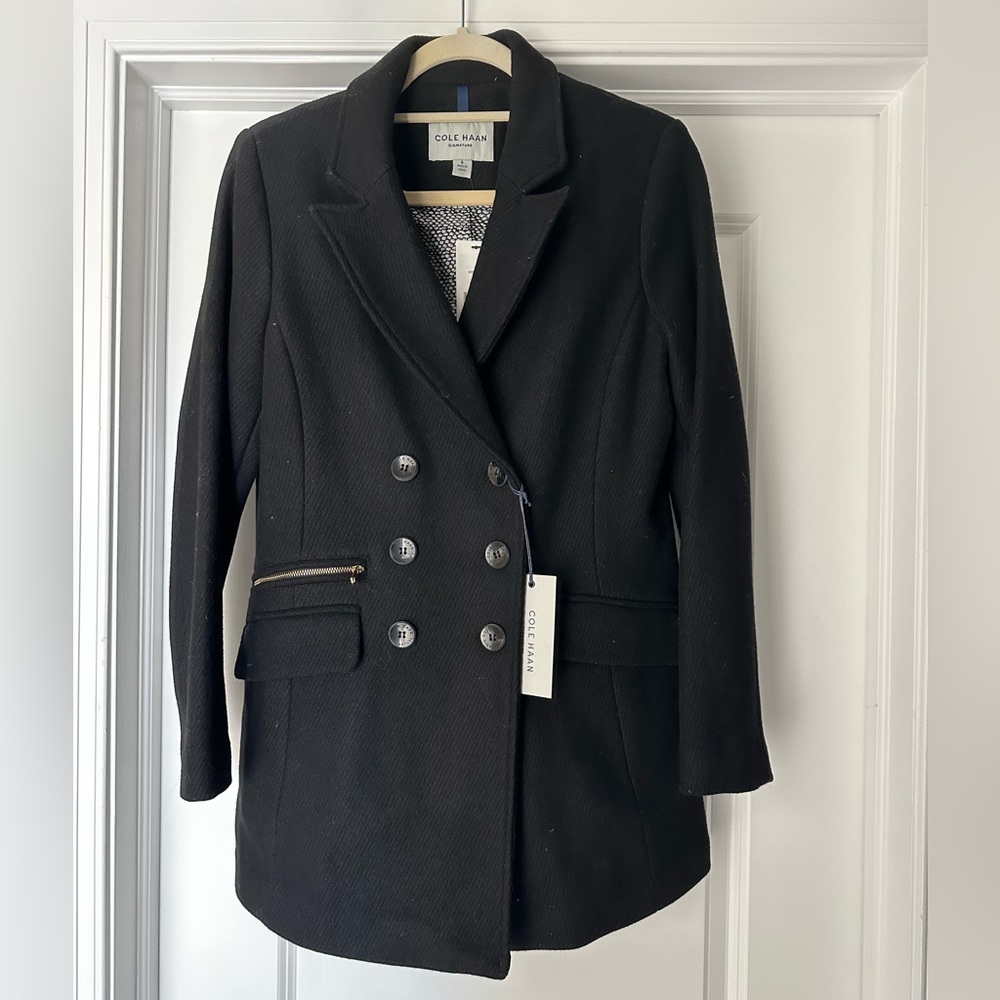 Cole Haan Wool Blend Coat